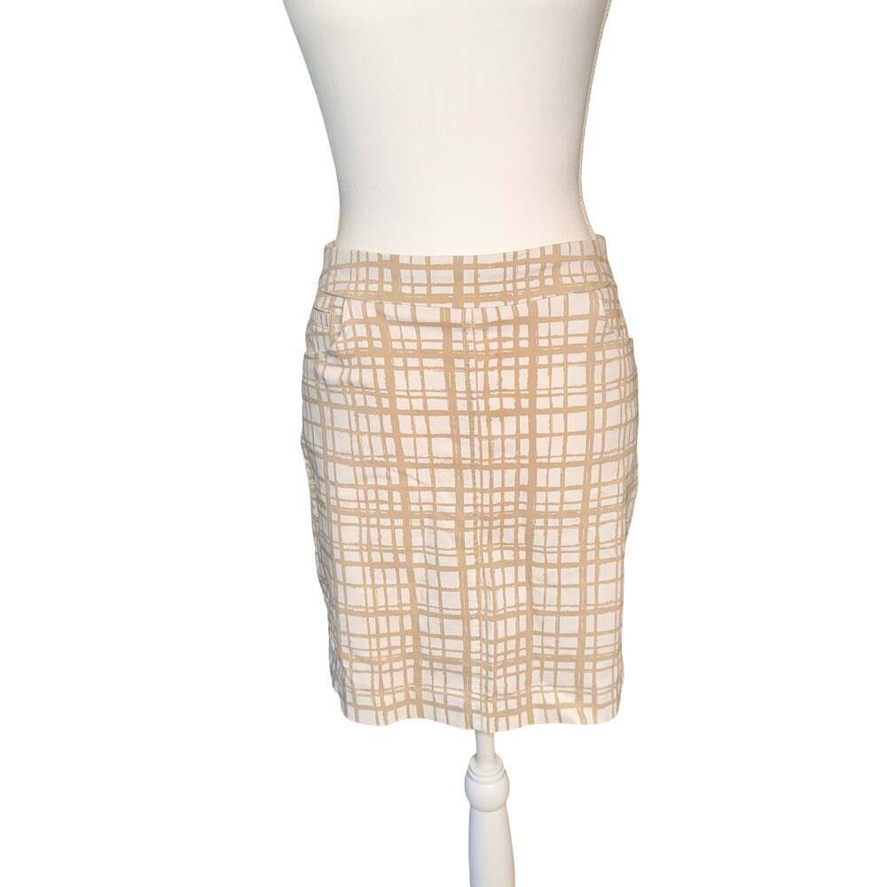 Hilary Radley Plaid Pencil Skirt Size S